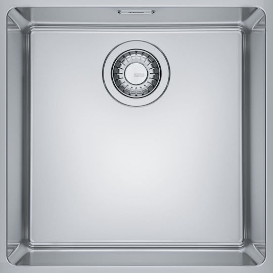 Franke MRX 210-40 Drop-In Küchenspüle Inox Satiniert M44xB44cm Silber