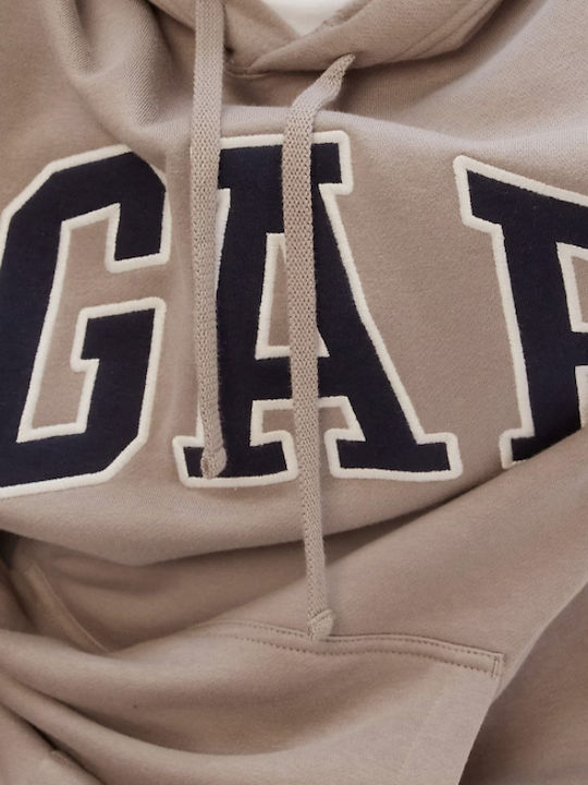 Sweatshirt with Hood Brown