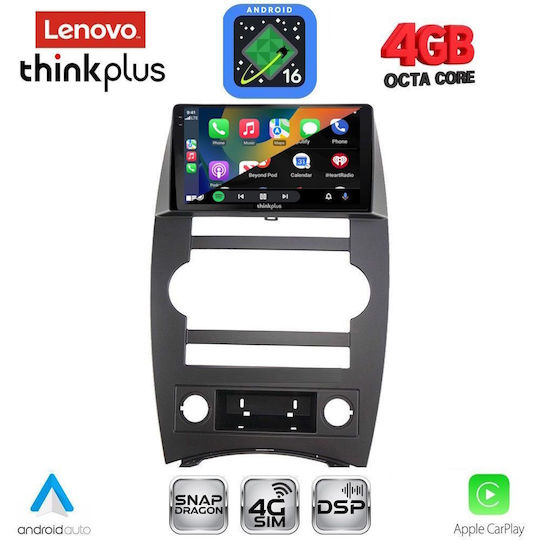 Lenovo Автомобилна Аудио Система за Jeep Commander 2007-2009 Bluetooth USB Вграден Wi-Fi GPS Apple CarPlay Android Auto с Touch Screen 9"