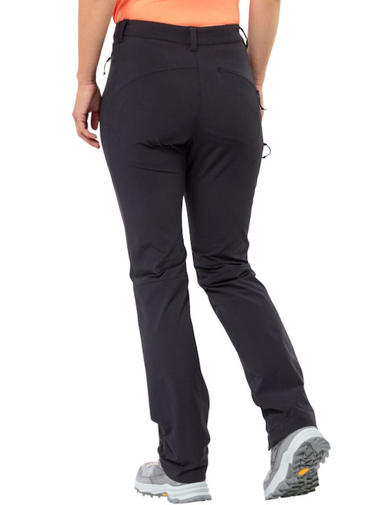 Jack Wolfskin Holdsteig Pantaloni Lungi de Drumeție Pentru Femei Negru