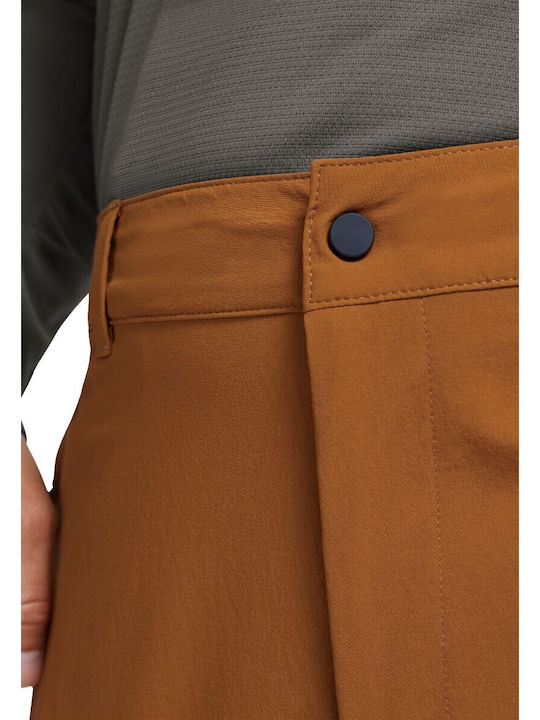 Jack Wolfskin Ridge Hike Pantaloni lungi de drumeție pentru bărbați maro