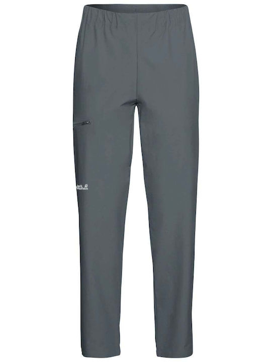 Jack Wolfskin Prelight Trail Pants W Pantaloni lungi de drumeție pentru femei Gri
