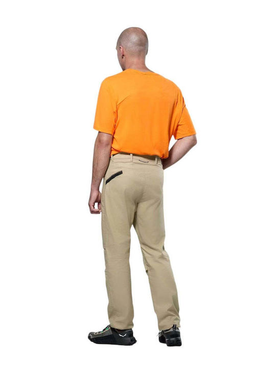 Salewa Agner Hemp Ripstop Men's Long Beige Climbing Trousers