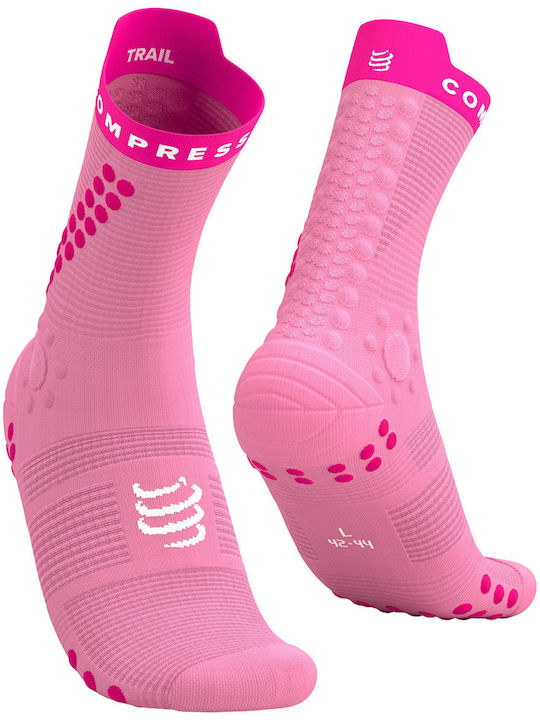 Compressport Șosete Trekking Roz 1 Pereche