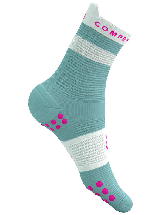 Compressport High Alergare Șosete Turcoaz 1 Pereche