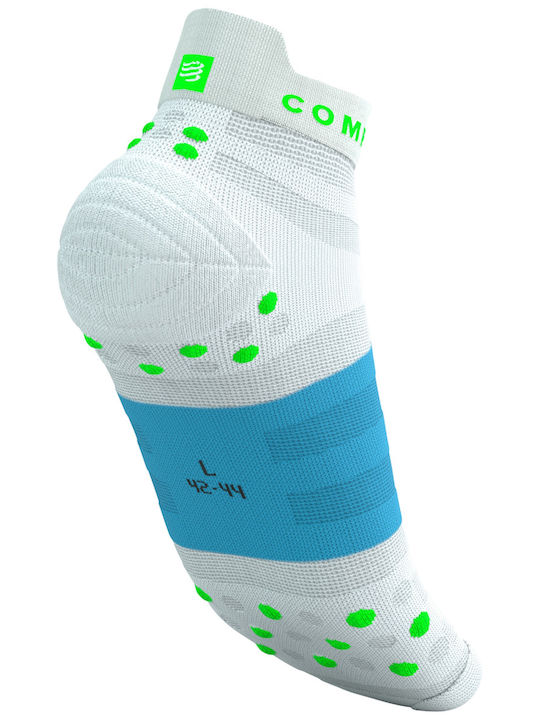 Compressport Ultralight Ciorapi de Alergare Albi 1 Pereche