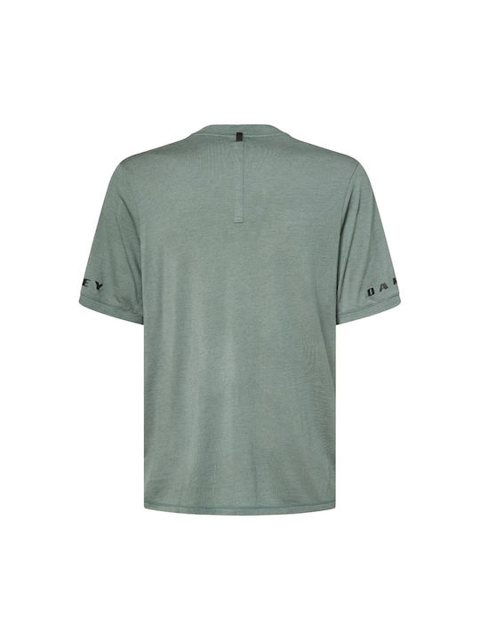 Oakley Men's Short Sleeve Green Cycling Jersey