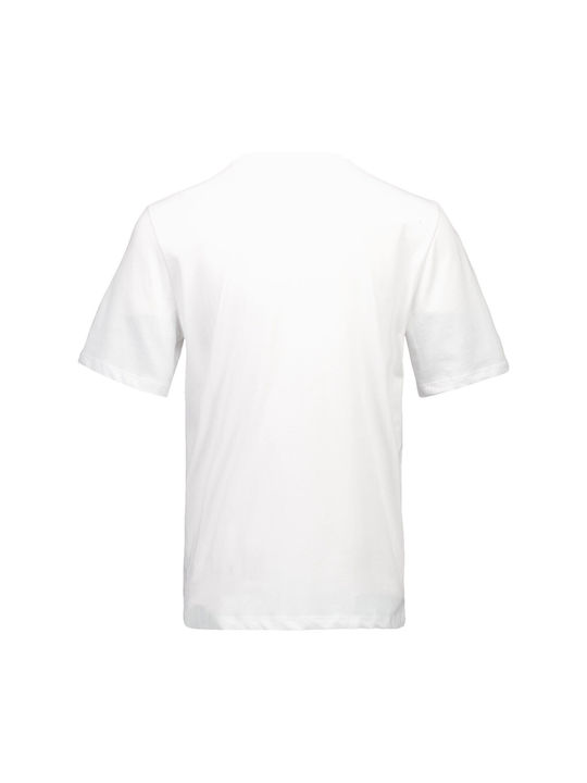 Poc Tricou De Ciclism Pentru Bărbați Cu Mâneci Scurte Alb