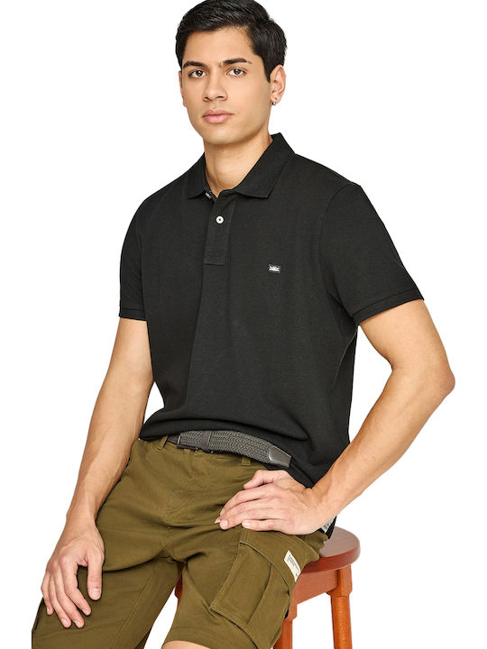 Polo Short Sleeve Blouse Black