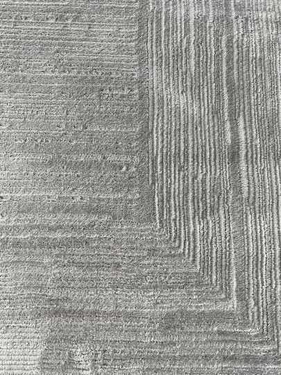 Rechteckiger Wohnzimmer Teppich Lazer Grau 160x220cm Lazer-Grau-LZ597A-160