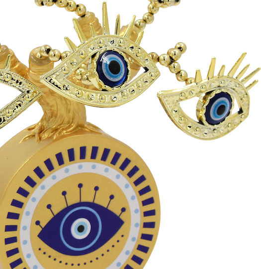 Decorative Tree Polyresin 18x8x20 Cm Gold Eyes Keskor 83202