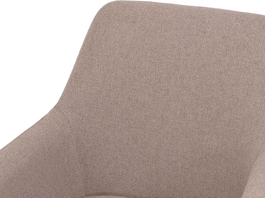 Telia Dining Room Chair Metallic Beige 60x54x85cm