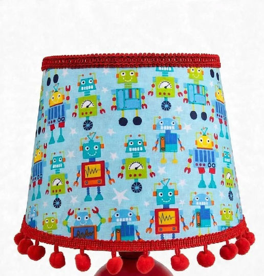 Kids Side Table Lamp Dimensions Yellow 35x20x18cm