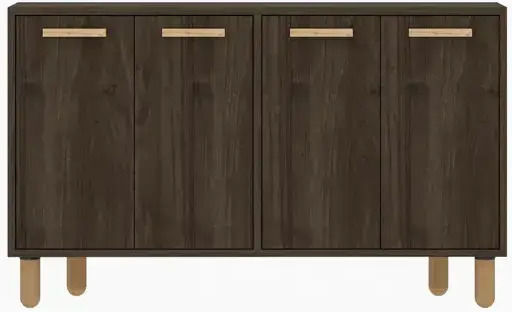 SteweHome Konsolentisch Holz Braun M120xB30xH73cm