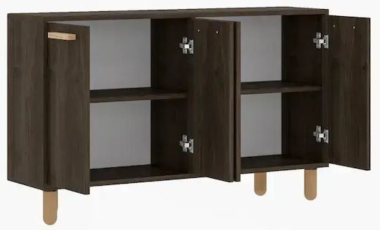 SteweHome Konsolentisch Holz Braun M120xB30xH73cm