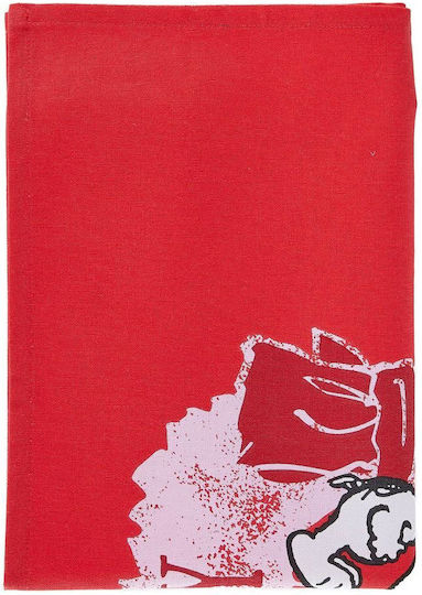 Butlers Kitchen Towel Made of 100% Cotton in Red Colour 54x38cm