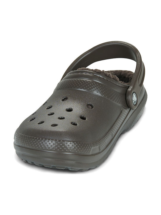 Crocs Classic Lined Clog Saboti Pentru Femei Maro
