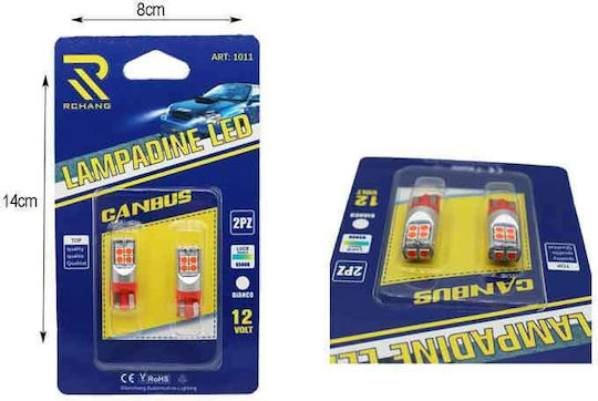 Rchang Rchang Autolampe T10 Canbus LED Rote 12V