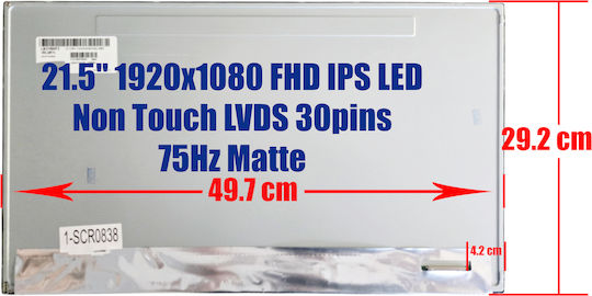 IPS / LED / Touch 1920x1080 Матов За Лаптоп Lm215wf3-slk1 1-SCR0838