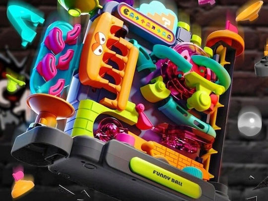 Construction Toy Plastic Manual Dexterity Track – Multicolored Adventure Marble Run for Children 3+ Years