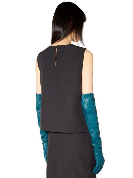 Bluza Damă Fără Mâneci Neagră