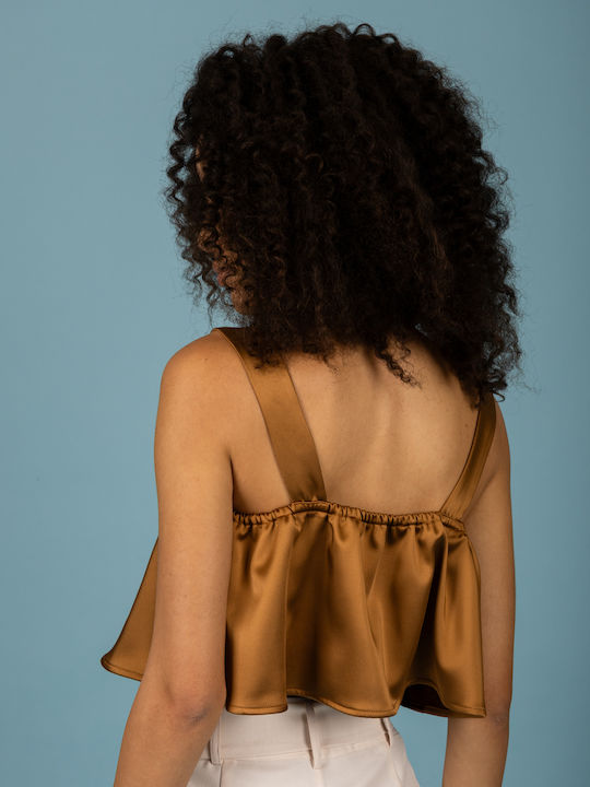 Women's Crop Top Bronze