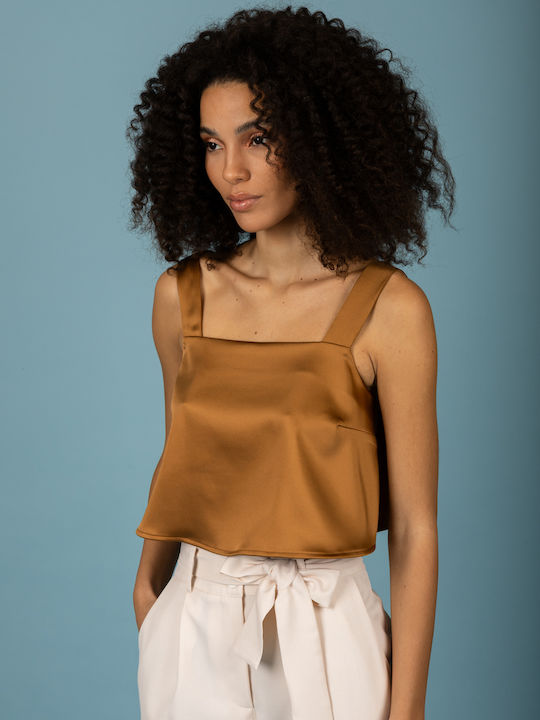 Women's Crop Top Bronze