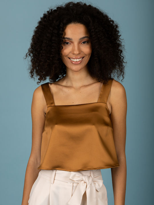 Women's Crop Top Bronze