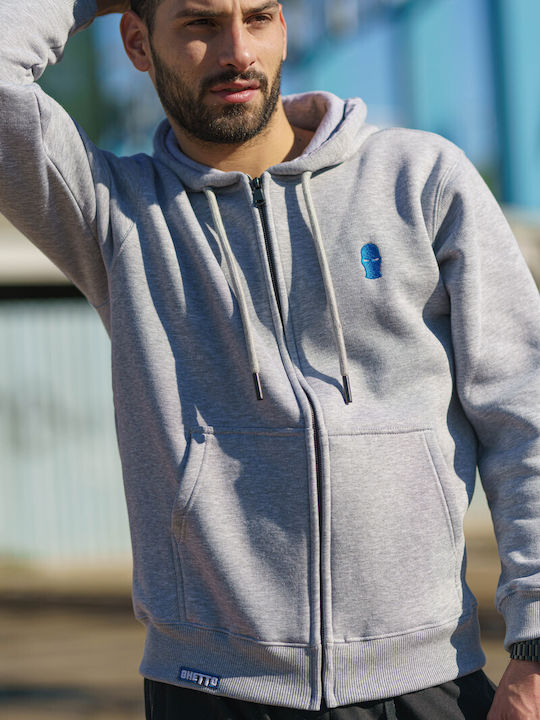 Hooded Cardigan Grey
