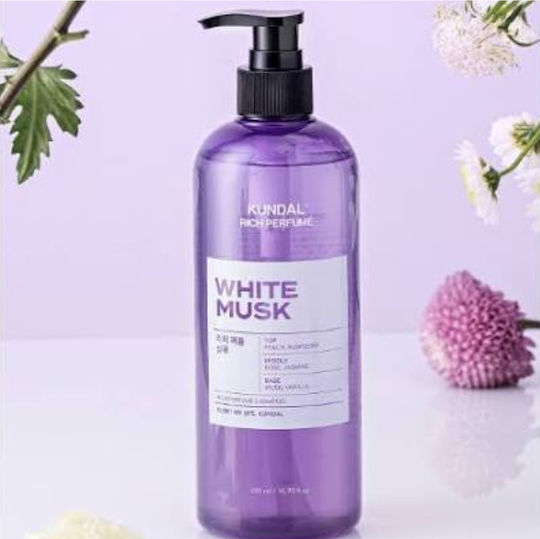 Kundal Rich Χαλαρωτικό Αφρόλουτρο με Άρωμα White Musk 500ml