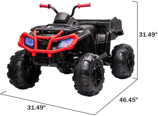 Παιδική Γουρούνα Ηλεκτροκίνητη 12 Volt Κόκκινη