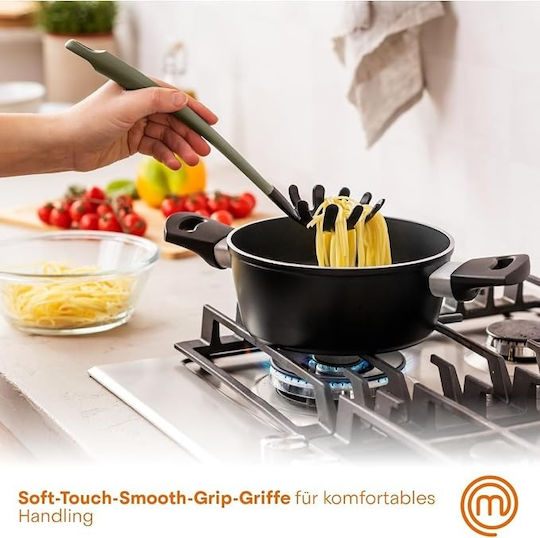 Set Ustensile de Gătit 6 Bucăți Gri Set Ustensile de Gătit 6 Bucăți Gri