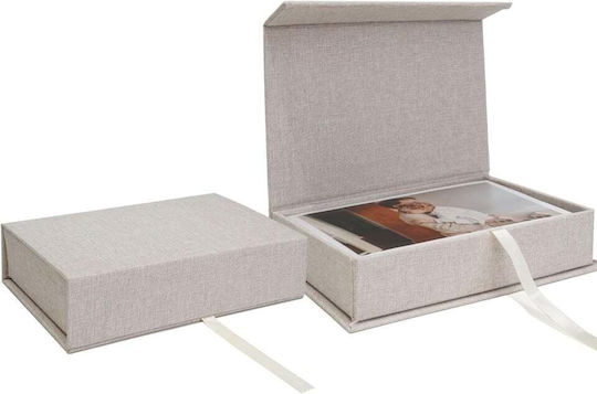 Stoff Geschenkverpackung für Geschenk Beiges