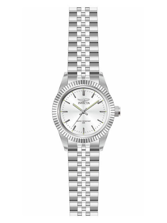 Invicta Specialty Ceas Dama 36mm Baterie Cu Brățară Argintie Din Oțel