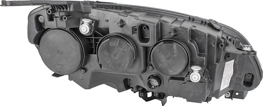 Headlight Left Fiat Doblo 2015+ Electric Adjustment Black Frame 505313