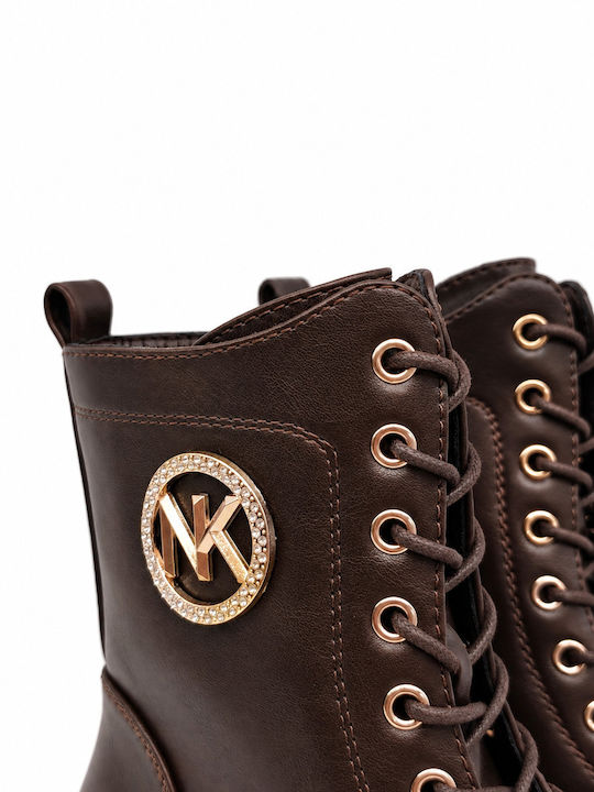 Stiefeletten Damen Braun