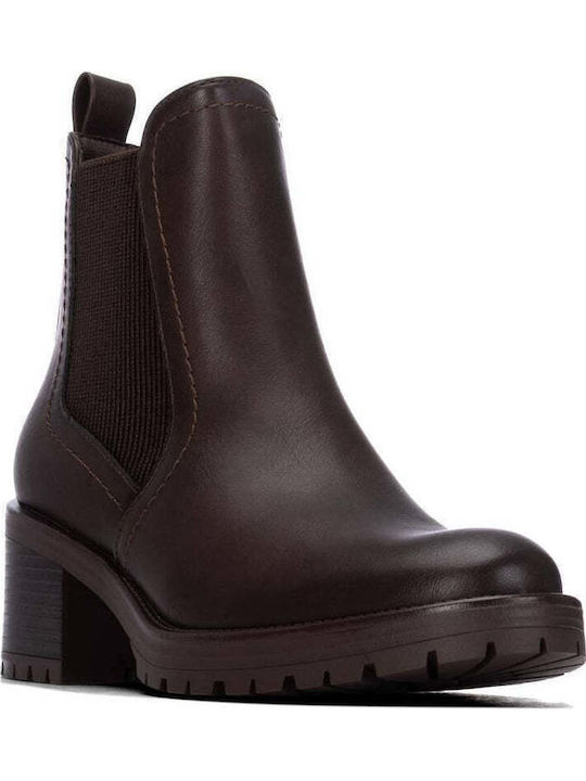 Women's Ankle Boots with Mid Heel Black
