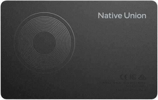 Native Union Findit Karte V2 – Zutrittskontrollkarte Für Brieftasche Kompatibel Mit Apple Find My Google Find Hub Schwarz