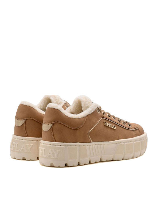 Replay Paulette Warm Sneakers Camel Replay Paulette Warm Sneakers Camel