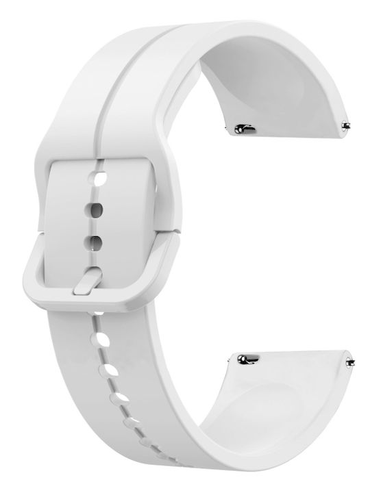 Rubber Strap White 20mm Rubber Strap White 20mm