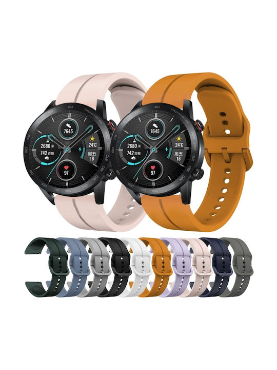 Gummi-Armband Grau 42mm