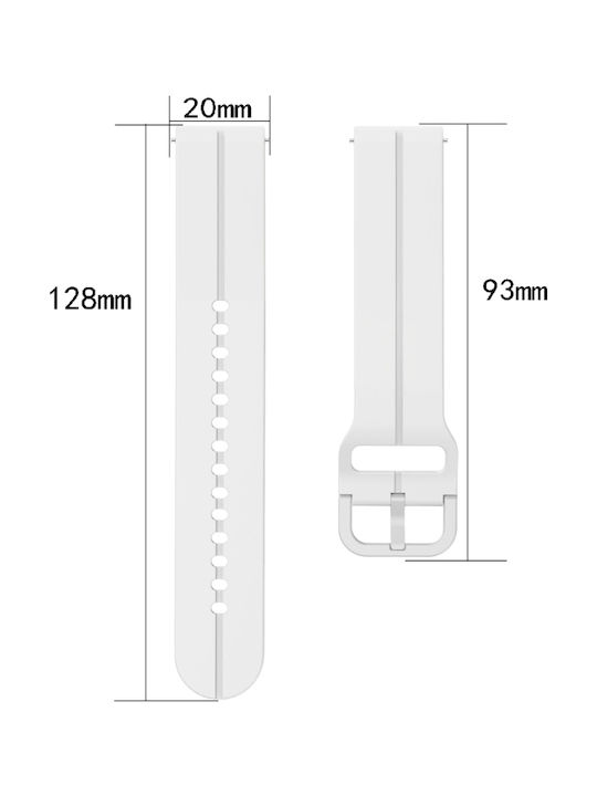 Gummi-Armband Lila 42mm