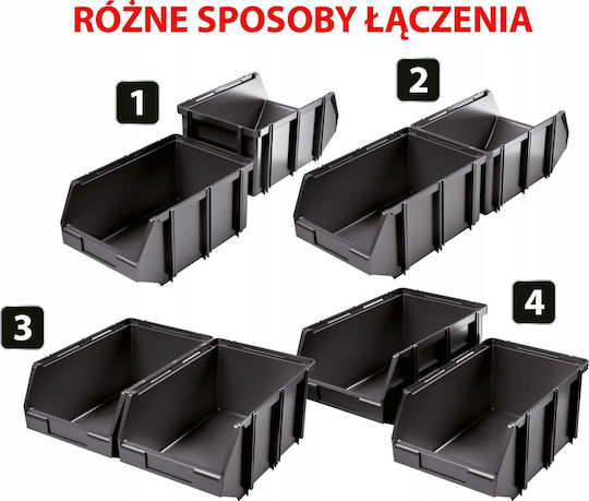 Prosperplast Organizator din Plastic pentru Depozitarea Sculelor Stivuibil