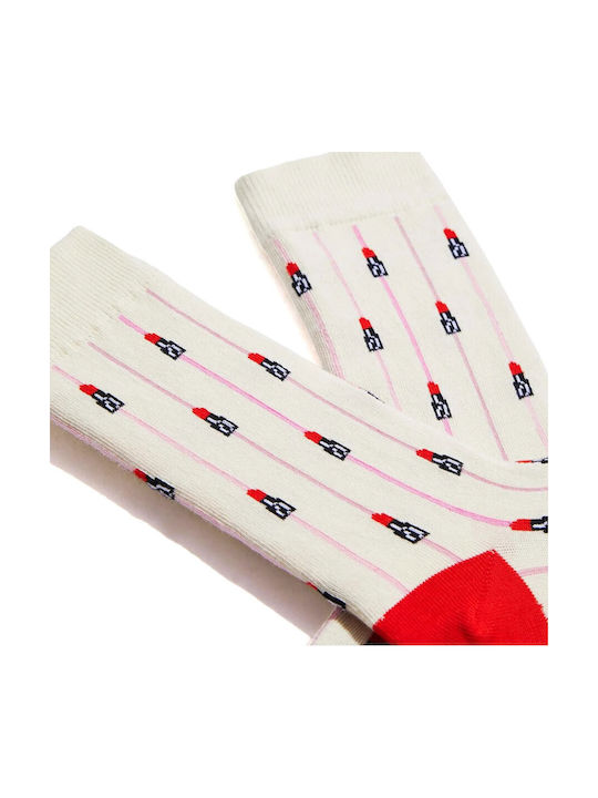 Besocks Κάλτσες με Σχέδια Μπεζ