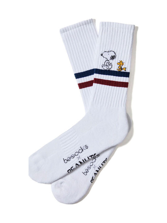 Besocks Κάλτσες με Σχέδια Λευκές Besocks Κάλτσες με Σχέδια Λευκές