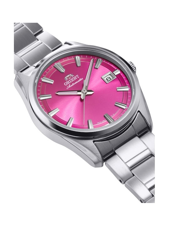 Orient Ceas Bărbătesc 38.5mm Automat cu Brățară Din Oțel Argintie