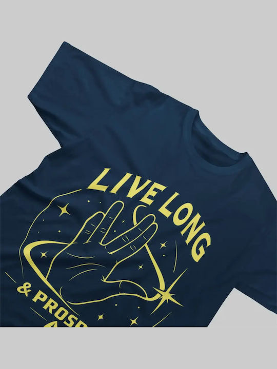 Kids Top Black with Vulcan Salute and Starfleet-inspired Delta A Star Trek inspired graphic Kids Top for science fiction fans and