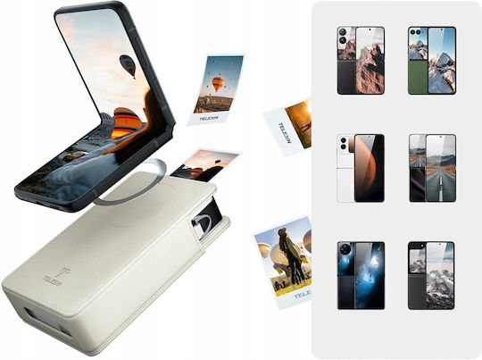 Калъф Покривало Magsafe Xiaomi Pocket Printer 1 1s Mijia Ar P6-ptc-02 Бежов