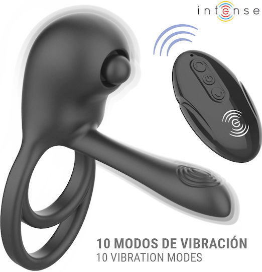 Intense Vibrations Penisring Silikon Schwarz D-245701
