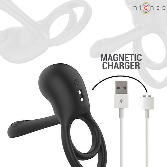 Intense Vibrations Penisring Silikon Schwarz D-245701